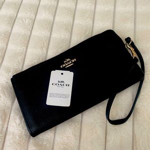 Coach Black Leather Wallet